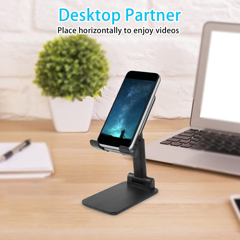 [Australia - AusPower] - Foldable Cell Phone Stand Holder.Cell Phone Holder for Desk.Phone Dock.Holder.Cradle.Stand for Office Desk.Mobile Phone Holder.Phone Stand for Desk.Cell Phone Stand.Cell Phone Holder for Desk 