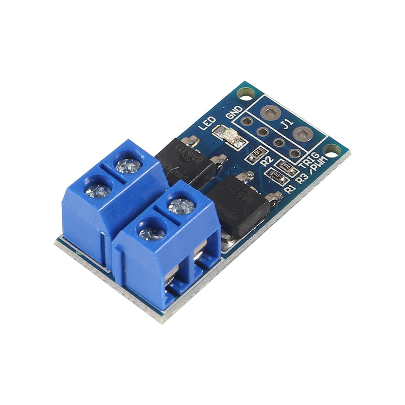 [Australia - AusPower] - AEDIKO 4pcs DC 5V-36V 15A 400W Dual High Power MOS Transistor Driving Module FET Trigger Switch Drive Board 0-20KHz PWM Motor Speed Controller 