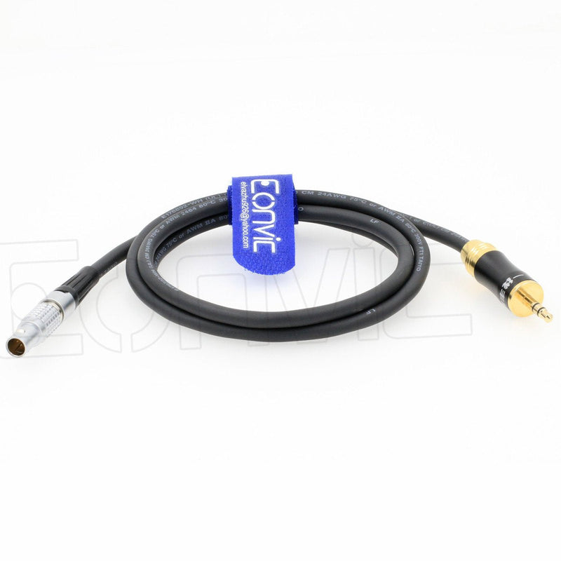 [Australia - AusPower] - Eonvic 0B 5pin Male to 3.5mm Audio Timecode Cable for Sound Devices 702T / 744T / 788T / 664/633 ARRI Alexa Camera 