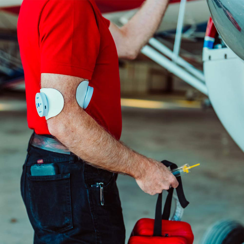 [Australia - AusPower] - iReliev Wireless Large & Small Pads Refill Kit, Model ET-5054 - (8) 2.75" x 2.75" & (2) 3" x 5" Electrode Pads, Fits Wireless TENS Unit + Muscle Stimulator Model ET-5050 Therapeutic Wearable System 