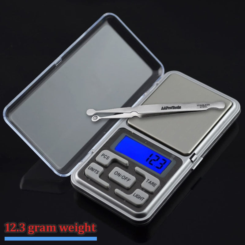 [Australia - AusPower] - AAProTools Stainless Steel 'Bead / Ball Holding Tweezers' Ball Holder Piercing Tool Captive Bead Ball Grabber 