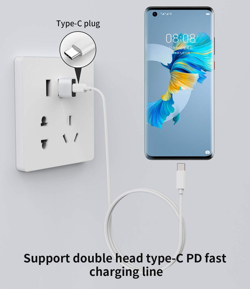 [Australia - AusPower] - 3-Pack,USB C to USB Adapter,Type-C Female to USB Male Charger Cable Converter for iPhone 11 12 Mini Pro Max Airpods iPad air4 Magsafe,Samsung Galaxy Note 10 S20 Ultra A71 S21,PC,Portable Charging 