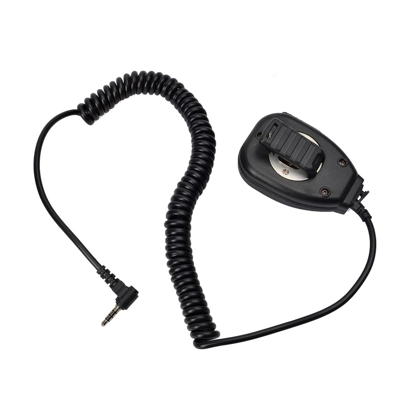 [Australia - AusPower] - HYSHIKRA Speaker Mic with Reinforced Cable Handheld Shoulder Remote Microphone with PTT MIC for BF-UV3R BF-T1 T6 for Yeasu FT-10R FT-40R FT-50R FT-60R FT-70D HT Walkie-Talkie Two Way Radio (2pack) 