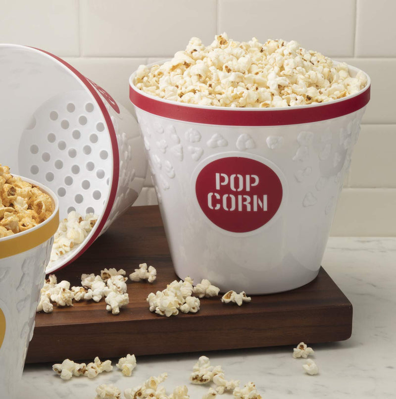 [Australia - AusPower] - Hutzler Popcorn Buckets, set of 2, Red 