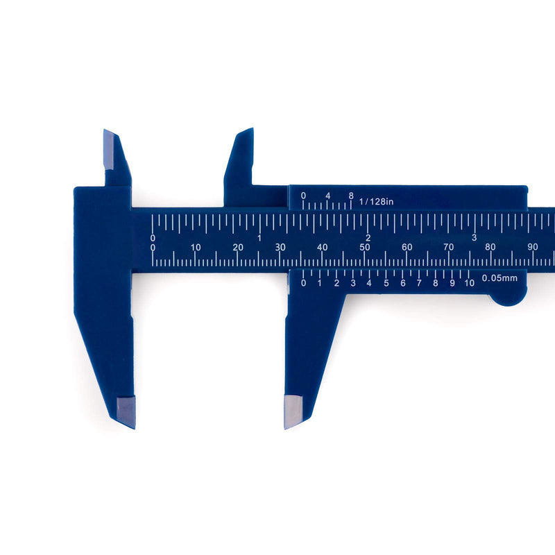 [Australia - AusPower] - Ultrassist Plastic Vernier Caliper (2pcs), 150 mm Mini Plastic Caliper for School Student, Portable 0-6 Inch Measuring Tools, Sliding Gauge 