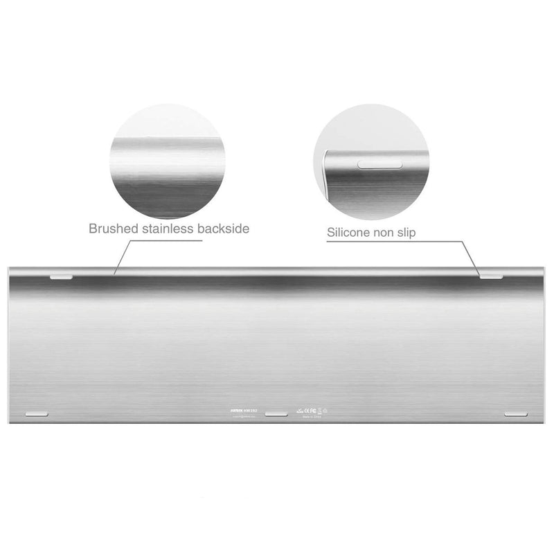 [Australia - AusPower] - Arteck Bluetooth Keyboard for Mac iPad Multi-Device Stainless Steel Full Size Wireless Keyboard Compatible with iPad, iMac, Mac Mini, MacBook, iPhone, Mac OS, iOS, Built-in Rechargeable Battery 