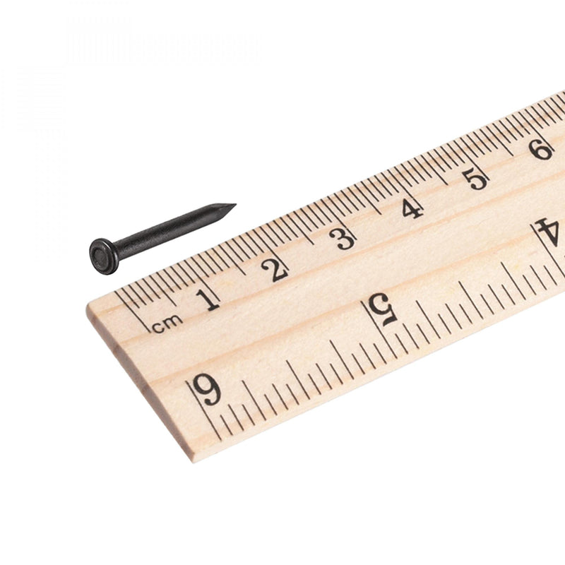 [Australia - AusPower] - uxcell Hardware Nails Carbon Steel Point Tip Wall Cement Nail 20mm(0.8") 2mm Rod Dia Black 400pcs 