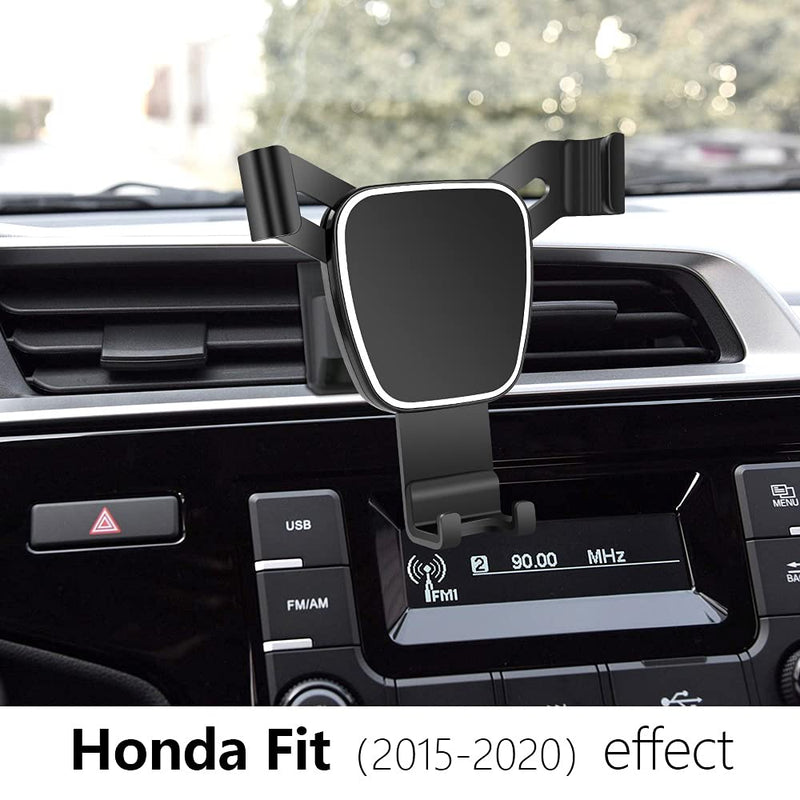 [Australia - AusPower] - LUNQIN Car Phone Holder for Honda Fit 2015-2020 Auto Accessories Navigation Bracket Interior Decoration Mobile Cell Phone Mount 