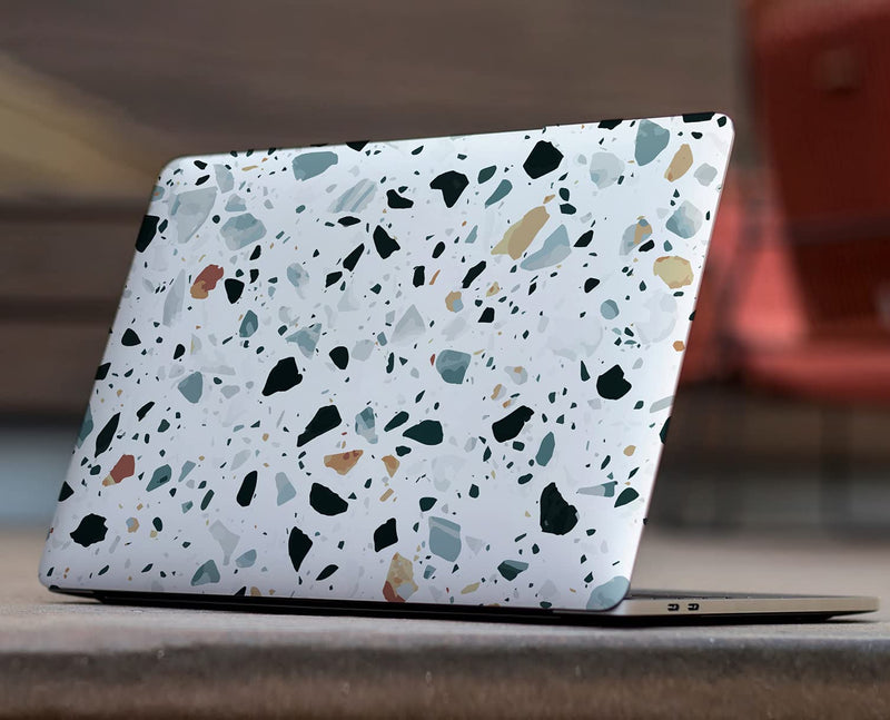 [Australia - AusPower] - LanBaiLan Compatible for MacBook Pro 13 inch with Touch Bar 2020 2019 2018 2017 2016 Release M1 A2338 A2289 A2251 A2159 A1989 A1706 A1708 Laptop Protective Shell Case & Keyboard Cover, Terrazzo Marble Terrazzo marble pattern 