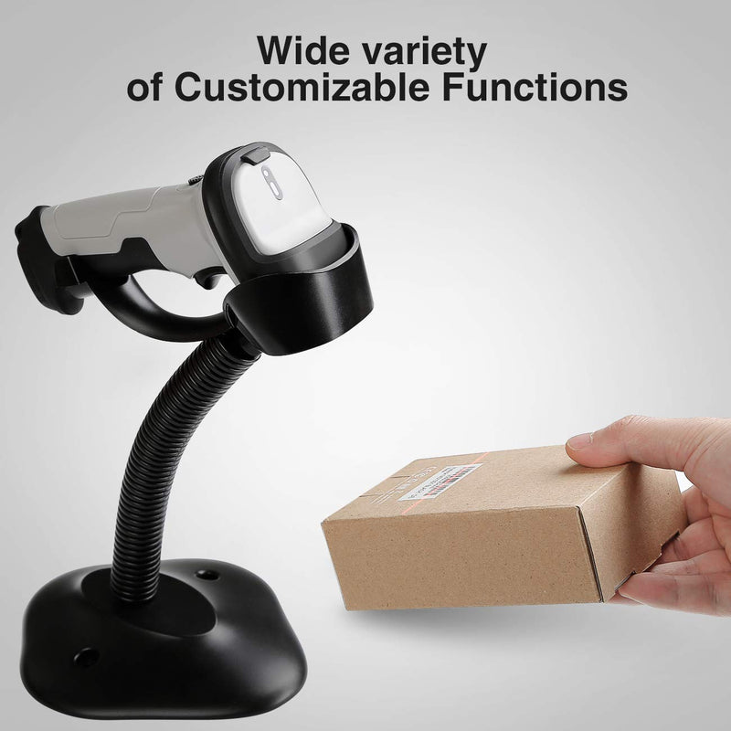 [Australia - AusPower] - Inateck Bluetooth Barcode Scanner, Working Time Approx. 15 Days, 35m Range, Automatic Fast and Precise scanning, BCST-70 