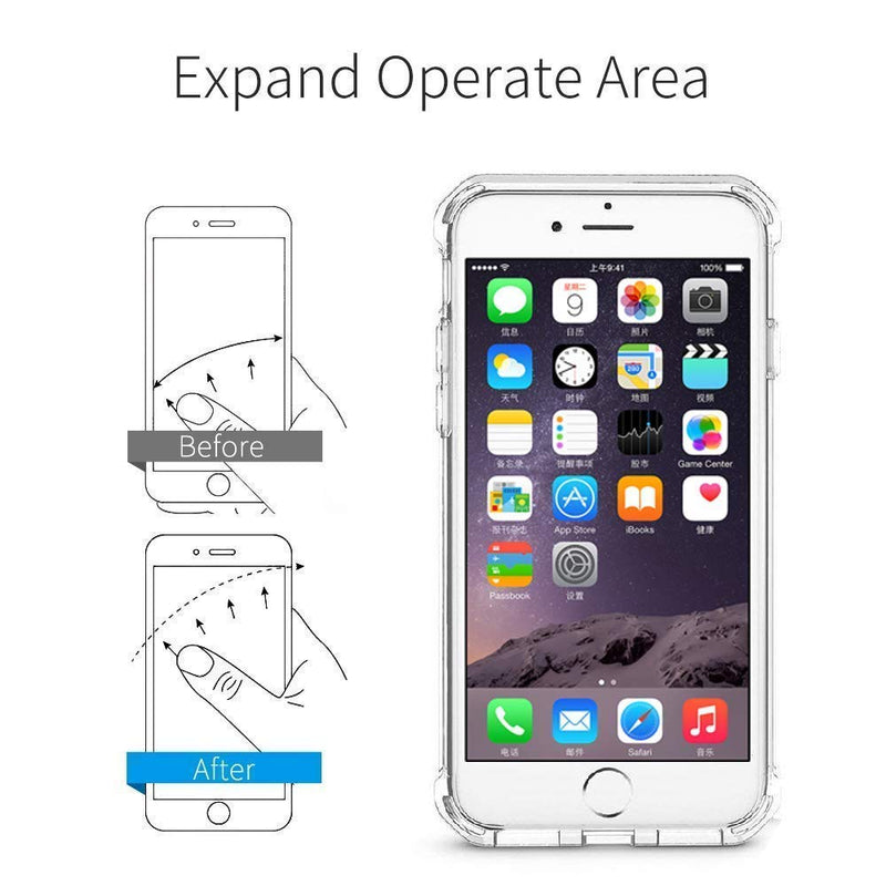 [Australia - AusPower] - Cell Phone Ring Holder Stand Transparent Finger Grip Loop 2 Rose Gold 2 Silver (Round) 