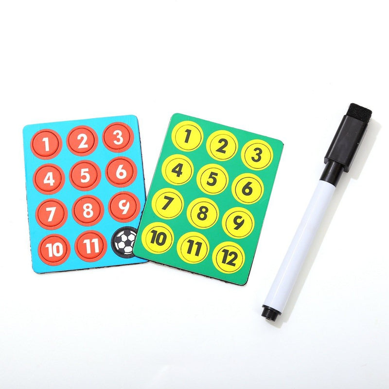 [Australia - AusPower] - Football Coaching Board Coaches Clipboard Tactical Magnetic Board Kit with Dry Erase, Marker Pen and Zipper Bag (Football Board) (Football Coaching Board) 