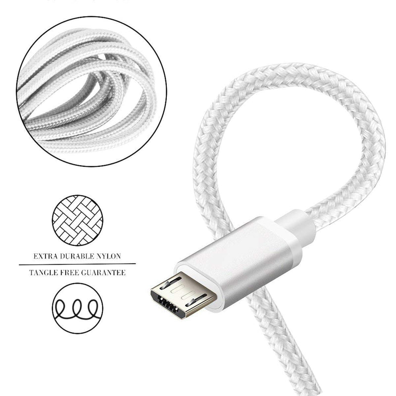 [Australia - AusPower] - Android Micro USB Charger Cable 10ft 2 Pack Fast Charging Cord for Phones Samsung Galaxy S5/S6/S7 Edge,J3/J7 Prime Crown,Note 4/5, LG Stylo 3/Aristo 4/G4/K40/K30,Moto E5/E6/G6 Play,PS4 Pro Controller 