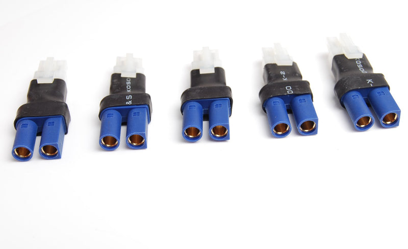 [Australia - AusPower] - Lot (5) Male Tamiya Plug to Female EC5 Power Adapter Adapter RC Power Connector 