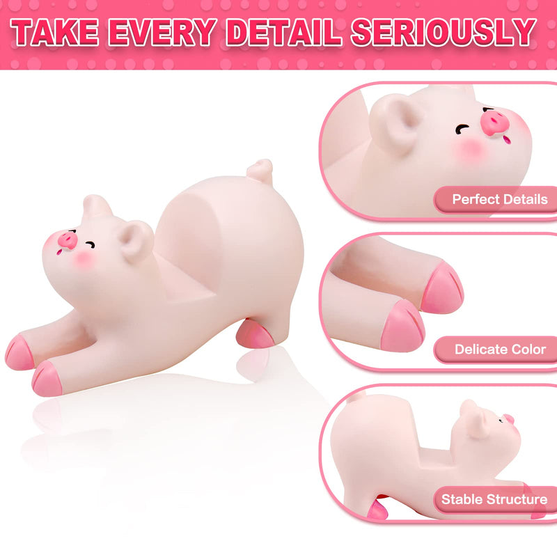 [Australia - AusPower] - Seninda Cute Phone Holder Lovely Pink Pig Cellphone Stand Desktop Accessories Office Decor (Shape A) 