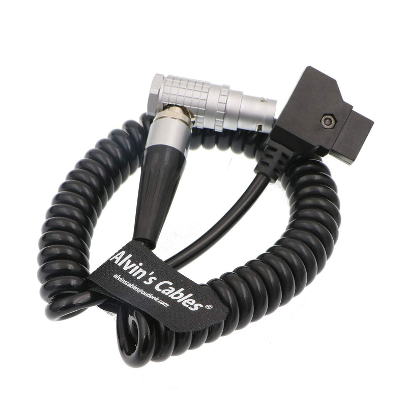 [Australia - AusPower] - Alvin's Cables Arri Alexa Mini Camera Coiled Power Cable 8 Pin Female Right Angle to D Tap coiled cable Right angle 8 pin 