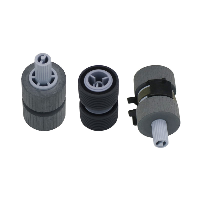 [Australia - AusPower] - Intendvision Replacement Scanner Brake Roller and Pick Roller Set Compatible for Fujitsu fi-6670 fi-6670A fi-6770 fi-6770A fi-6750 fi-6750S fi-5650 fi-5650C fi-5750 fi-5750C, PA03338-K011 PA03576-K010 
