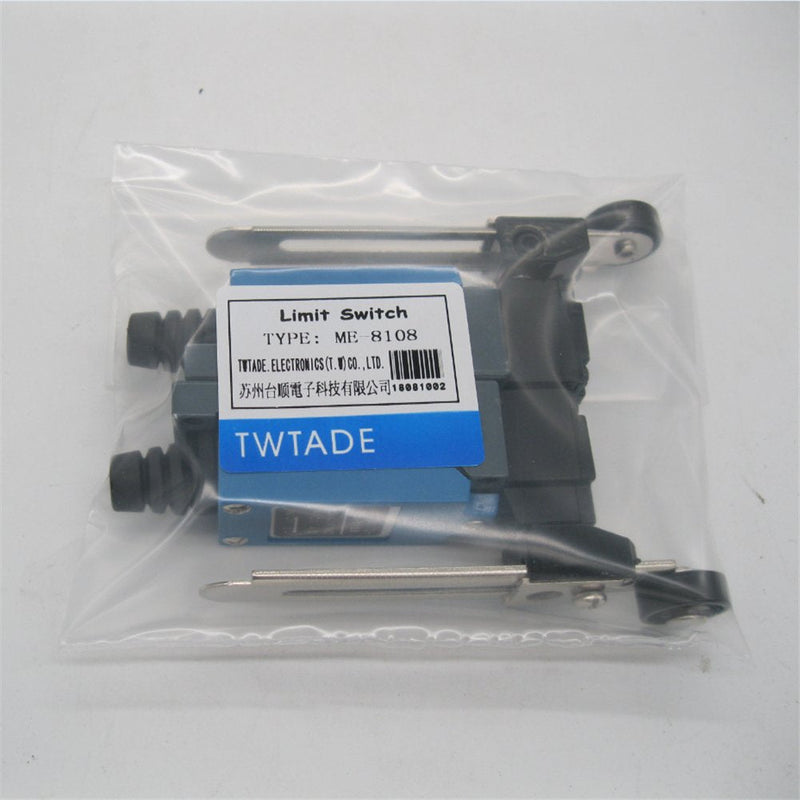 [Australia - AusPower] - TWTADE 2Pcs ME-8108 Adjustable Roller Lever Arm arduino Limit Switch NC-NO CNC Mill Router 