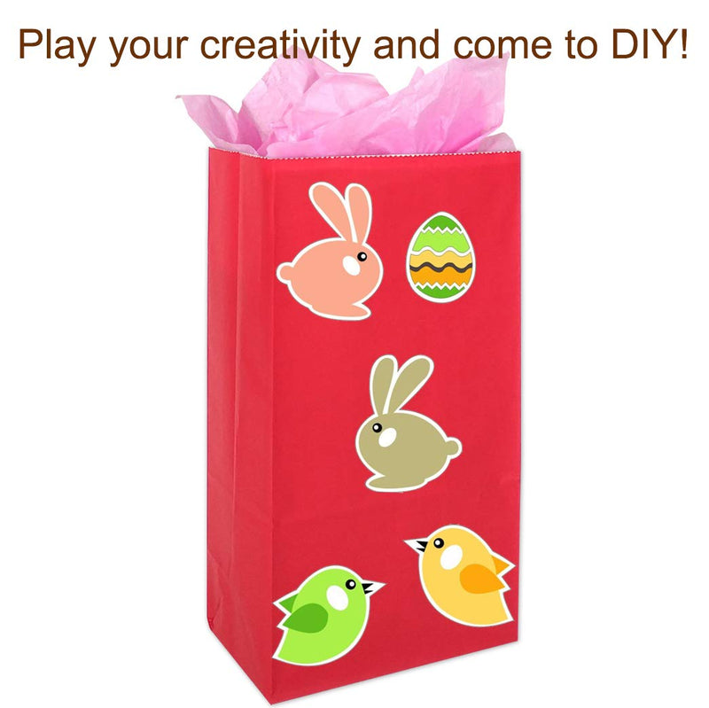 [Australia - AusPower] - KEYYOOMY Small Paper Bags Red Party Goody Bag for Party Favor (100 CT, 3.5 X 2.4 X 7.1 In) 3.5X2.4X7.1 IN 