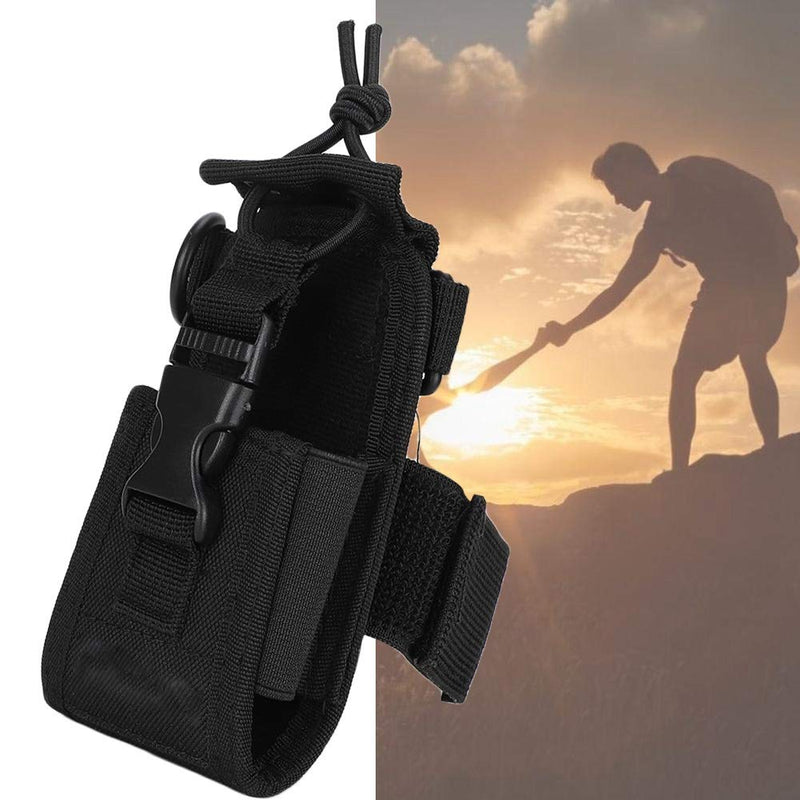 [Australia - AusPower] - PUSOKEI Tactical Universal Radio Holster Versatile Arm Bag Carry Pouch Case Holder for UV-5R UV-82 Walkie Talkie Heavy Duty Holder Case 