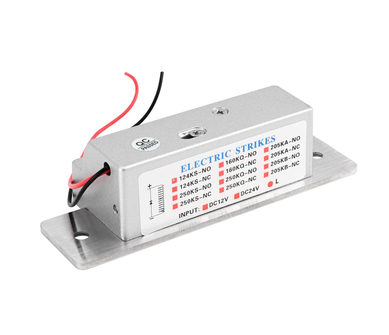 [Australia - AusPower] - Heavy Duty Electric Door Strike Lock ANSI Standard 12V DC Fail-Secure or Fail-Safe Adjustable for Access Control Cylindrical Locksets or Mortise Lock 