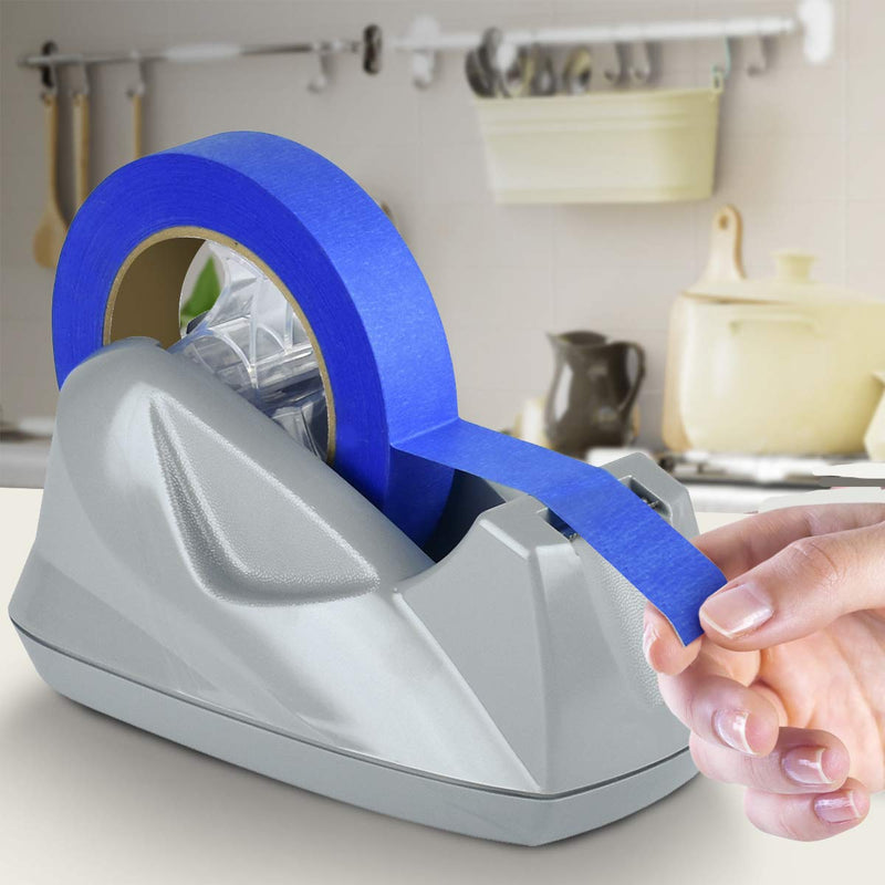[Australia - AusPower] - Acrimet Premium Desktop Tape Dispenser Jumbo Non-Skid Base (Heavy Duty) (Platinum Silver Color) 