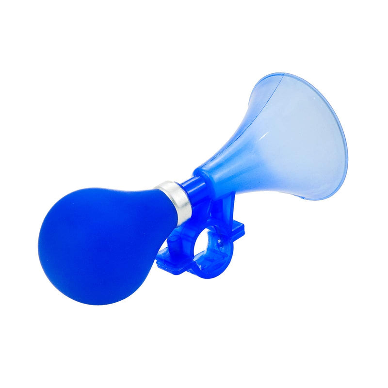 [Australia - AusPower] - Modengzhe Blue ABS Air Horn for Children's Cycles, Funny Plastic Bike Bugle Clown Horn with Squeeze Bulb 