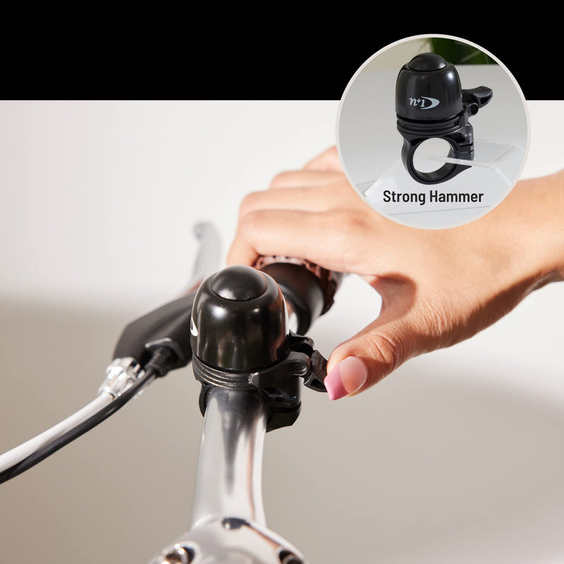 [Australia - AusPower] - N+1 Macaron Brass Bike Bell - Classic Bicycle Bell with Double Sound Ringer for Kid Bikes, Road Bikes, Mountain Bikes 