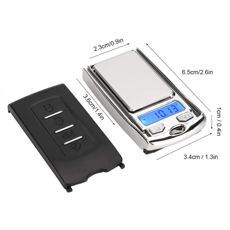 [Australia - AusPower] - 100g/0.01g Mini Digital Pocket Scale High Accuracy Portable Electronic Jewelry Scale Small LCD Scale for Jewelry 