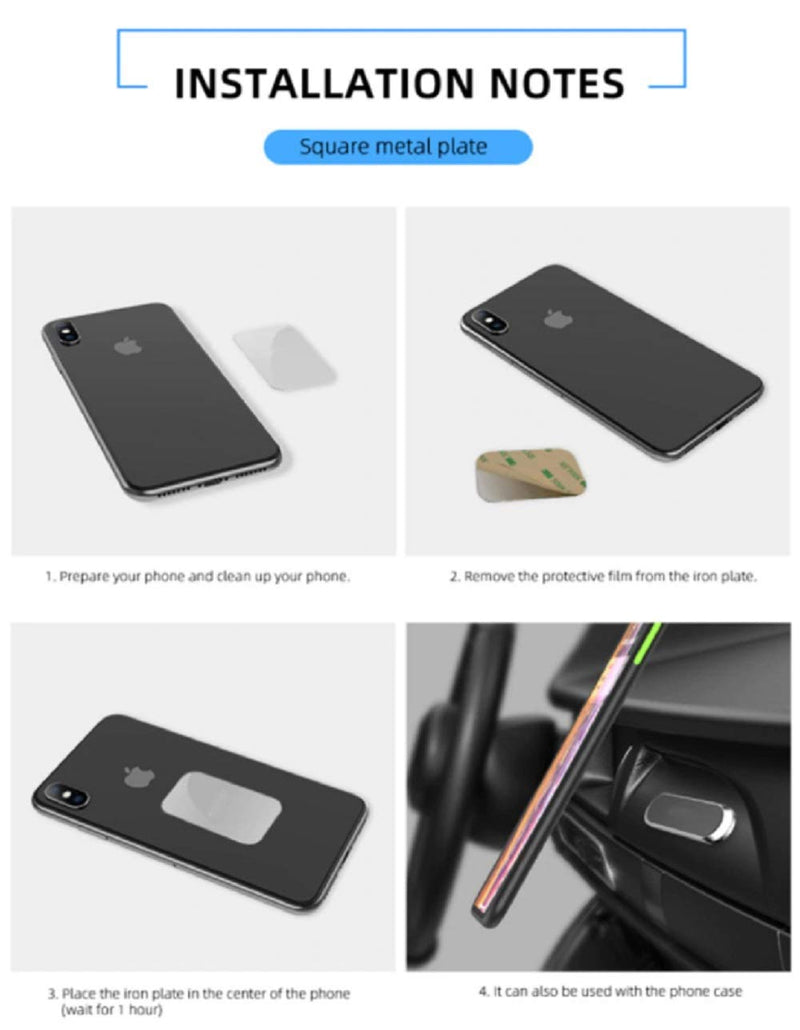 [Australia - AusPower] - TRUE LINE Automotive Black Magnet Cell Phone Dashboard Steering Wheel Mounted Holder Long 