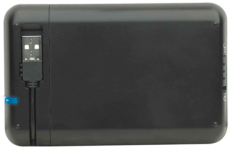 [Australia - AusPower] - Manhattan USB 2.0 2.5-Inch SATA Hard Drive Enclosure, Black (130042) 