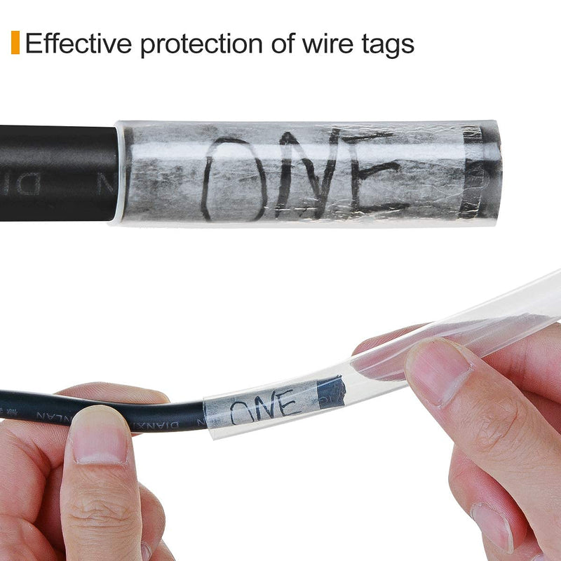 [Australia - AusPower] - Diameter 1 Inch Dual Wall Clear Heat Shrink Tubing 3:1, 4Ft Long Electrical Shrink Tube for Wires,Marine Grade Shrink Tube with Adhesive Lined Waterproof 