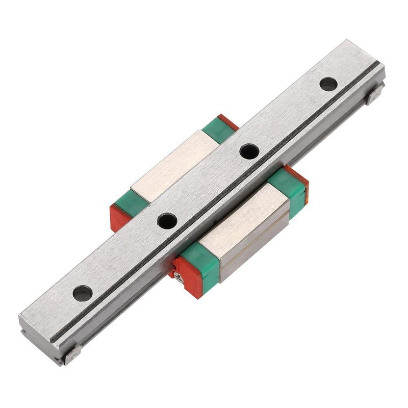 [Australia - AusPower] - LML12B Linear Rail Mini Bearing Steel Guide Rail Slide Rail+ Slide Block Variety Length (100mm) 100mm 