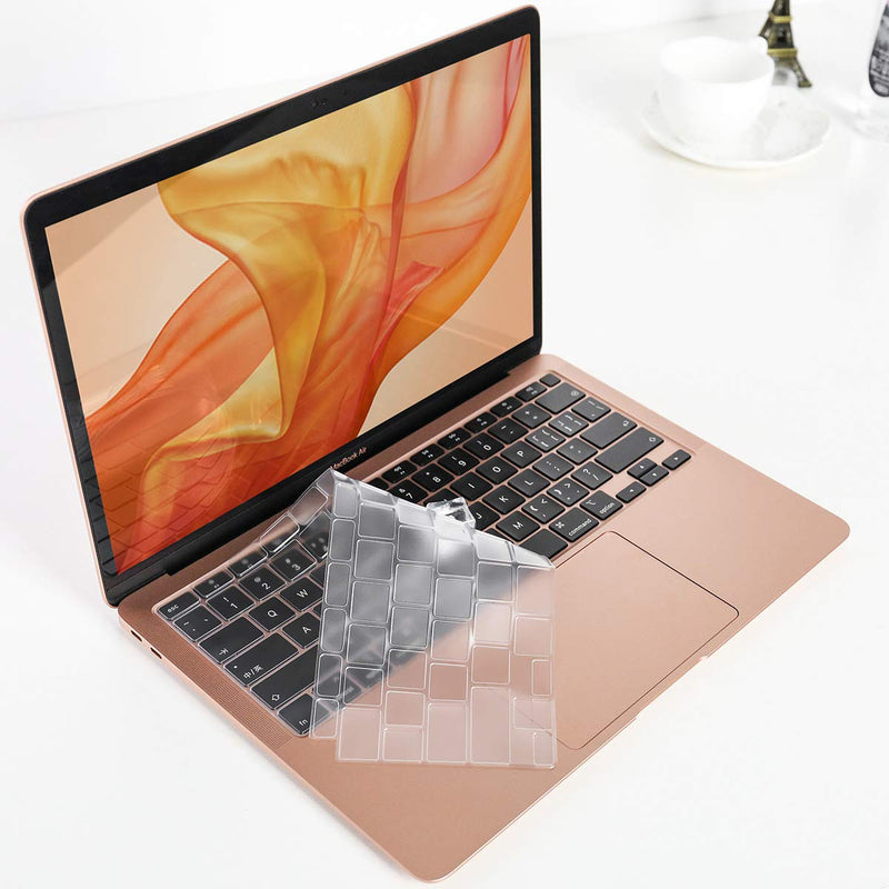[Australia - AusPower] - CaseBuy Premium Ultra Thin Keyboard Cover for Newest MacBook Air 13 inch 2020 Release Model A2179 A2337 M1 Chip, MacBook Air 13 inch Accessories, 13" MacBook Air Soft-Touch TPU Protective Skin 