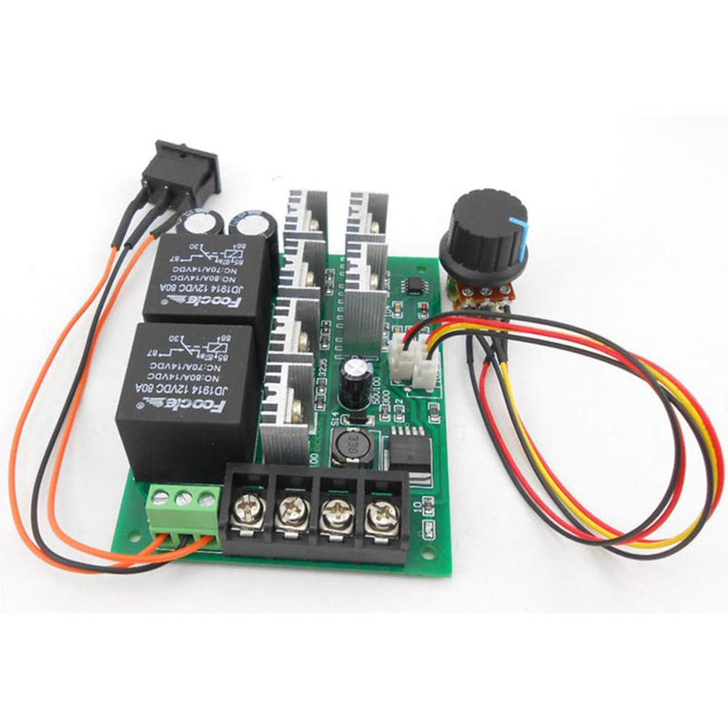 [Australia - AusPower] - ICQUANZX DC Motor Controller,DC 9-50V 40A DC Motor Speed Control Reversible PWM Controller 12V 24V 36V 48V 2000W Forward Reverse Switch 
