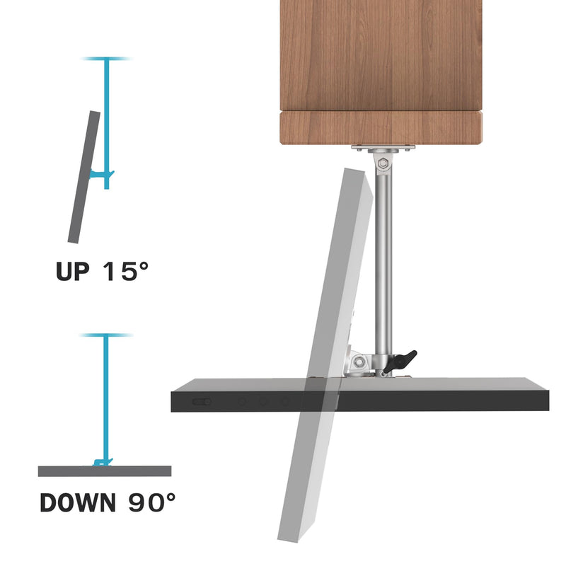 [Australia - AusPower] - Letlar Show 15 Kitchen Under-Cabinet Mount, Adjustable Height Rotatable Swivel Tilt Mount for 15, Forward and Stowed Show 15 for Saving Space length adjustable 