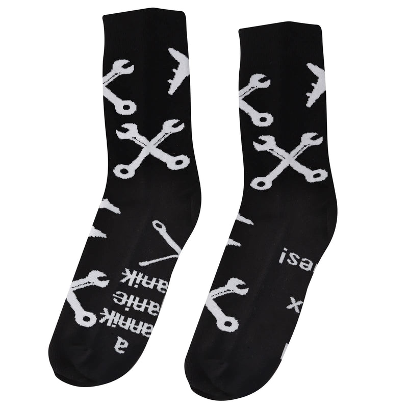 [Australia - AusPower] - PXTIDY 2 Pairs Airplane Mechanic Socks Aircraft Engineer Gifts I'm A Mechanic I Fix Planes Socks Aviation Gifts 1 