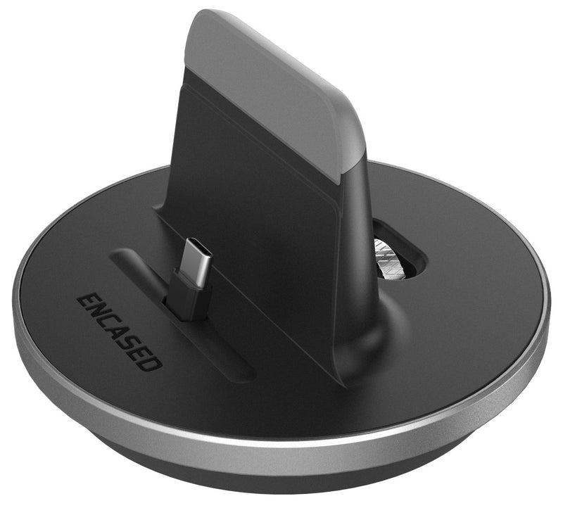 [Australia - AusPower] - Encased Moto G Power/Moto G Stylus Charger, Fast Charging Stand Dock for Motorola USB C Phones - Type C Power Cable Works with Quick Charge Adapter (Moto G6/G7) Case Friendly Design 
