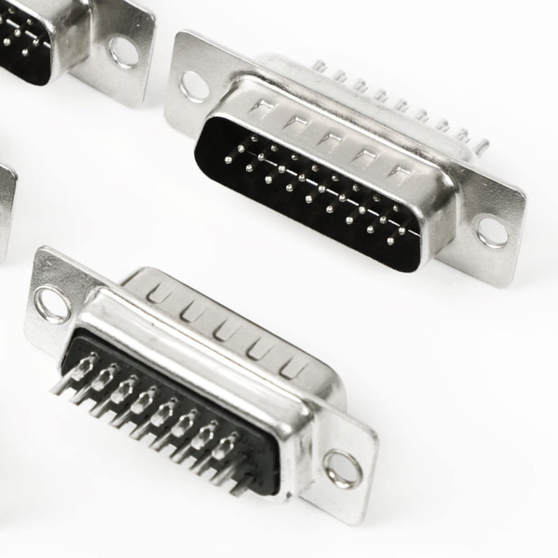 [Australia - AusPower] - uxcell DB26 26 Pin 3 Row Solder Type Panel Mount Male Connector 5PCS 