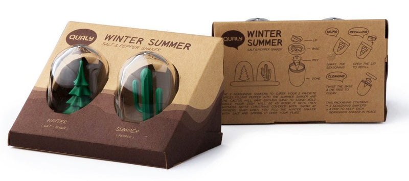 [Australia - AusPower] - QUALY Winter Summer Salt & Pepper Shaker Set 