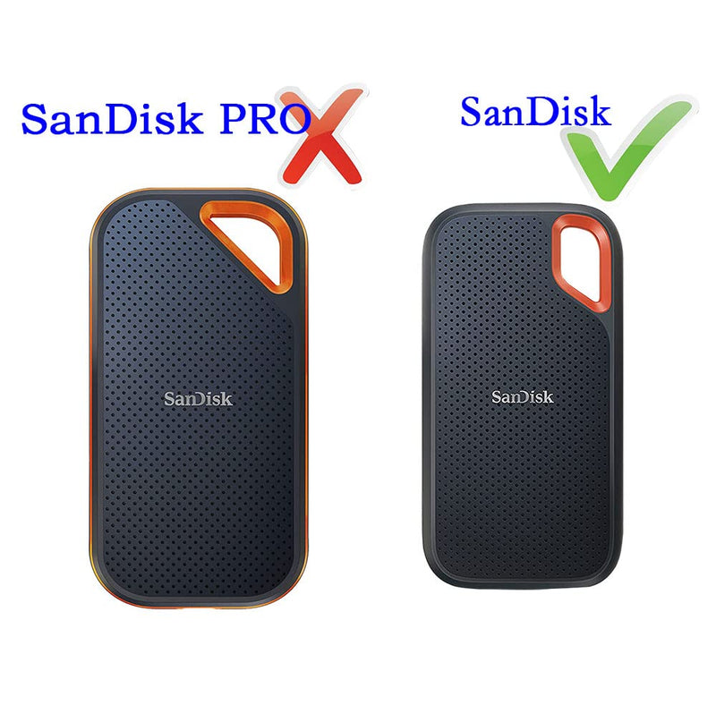 [Australia - AusPower] - Hermitshell Hard Travel Case for SanDisk 500GB / 250GB / 1TB / 2TB Extreme Portable SSD (Case for 3 Hard Drives) 
