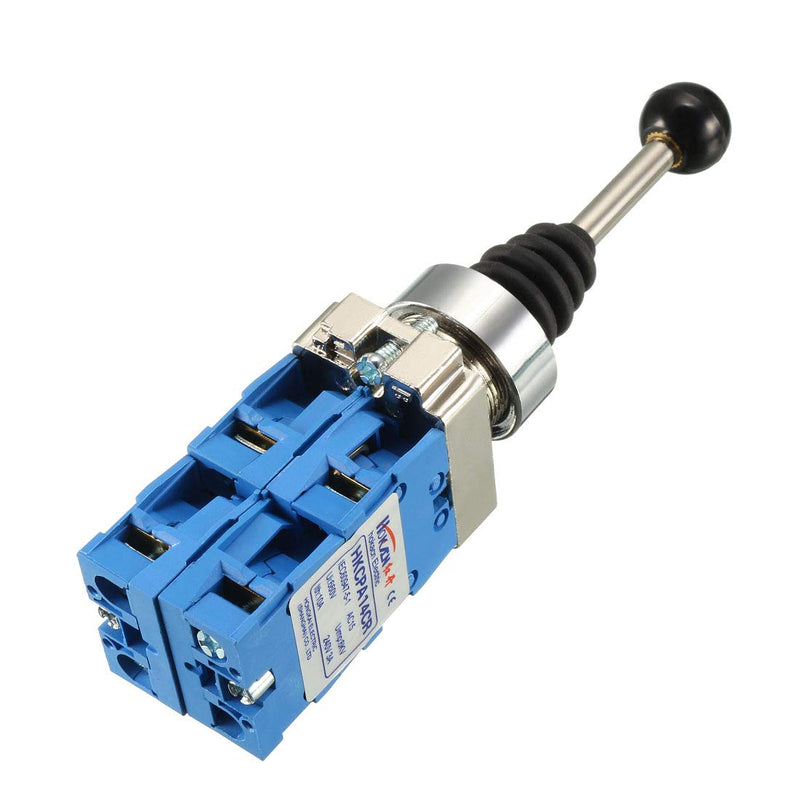[Australia - AusPower] - uxcell Joystick Switch Controllers 4 Position 4NO Latching Type 150V/250V/600V 22mm Panel Mount 
