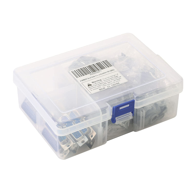 [Australia - AusPower] - ANMBEST DB25 Solder Connector, 25PIN RS232 Terminal Adapter Breakout Board with Case Assortment Kit(5PCS Male + 5PCS Female) 