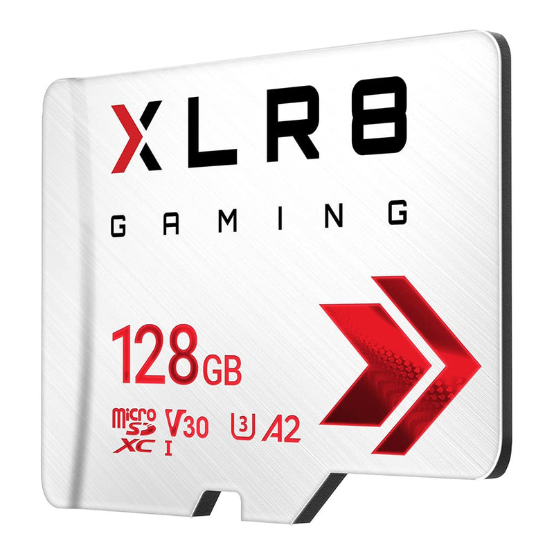 [Australia - AusPower] - PNY XLR8 128GB Gaming Class 10 U3 V30 microSDXC Flash Memory Card - 100MB/s, Class 10, U3, V30, A2, 4K UHD, Full HD, UHS-I, Micro SD 