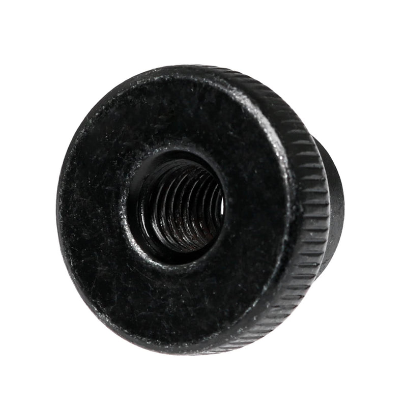 [Australia - AusPower] - Knurled Thumb Nut DZS ELEC 10PCS M6 Black Round Knobs Hand Nuts 