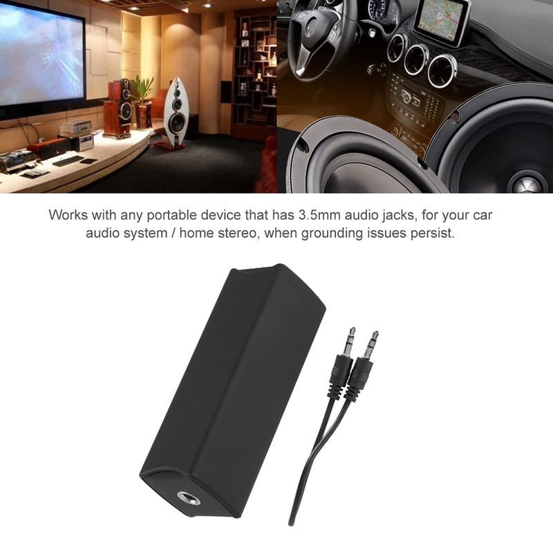 [Australia - AusPower] - 3.5mm Audio Noise Filter, Ground Loop Noise Isolator For Home/car/computer Stereo Systems 