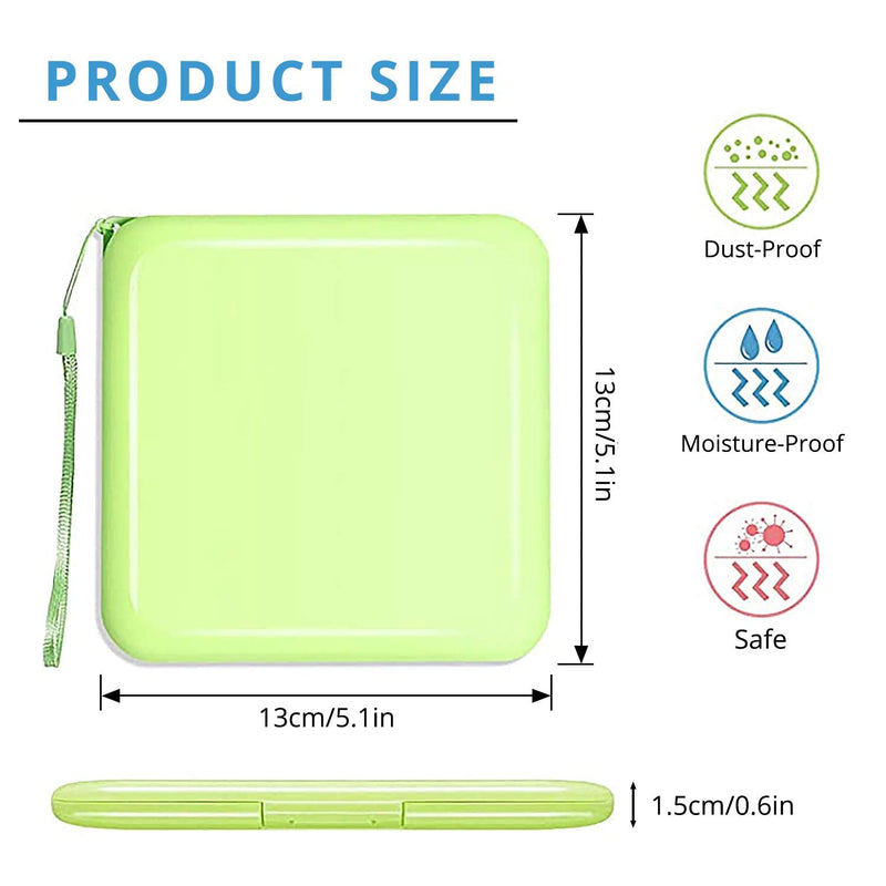 [Australia - AusPower] - Portable Face Mask Case Holder | Reusable Mask Storage Box with Mask Lanyard for Kids, Adults - 3Pack (Mask Cases + Lanyards) 