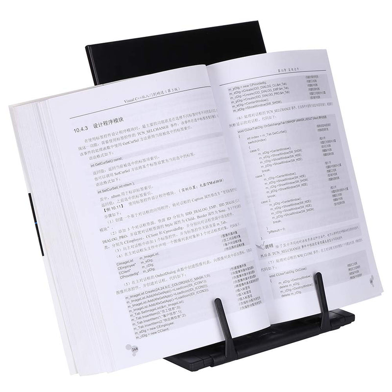 [Australia - AusPower] - Abankey KLOUD CityBlack Metal Desktop Document Book Holder with 7 Adjustable Positions (Lost ocean-SJ981) 