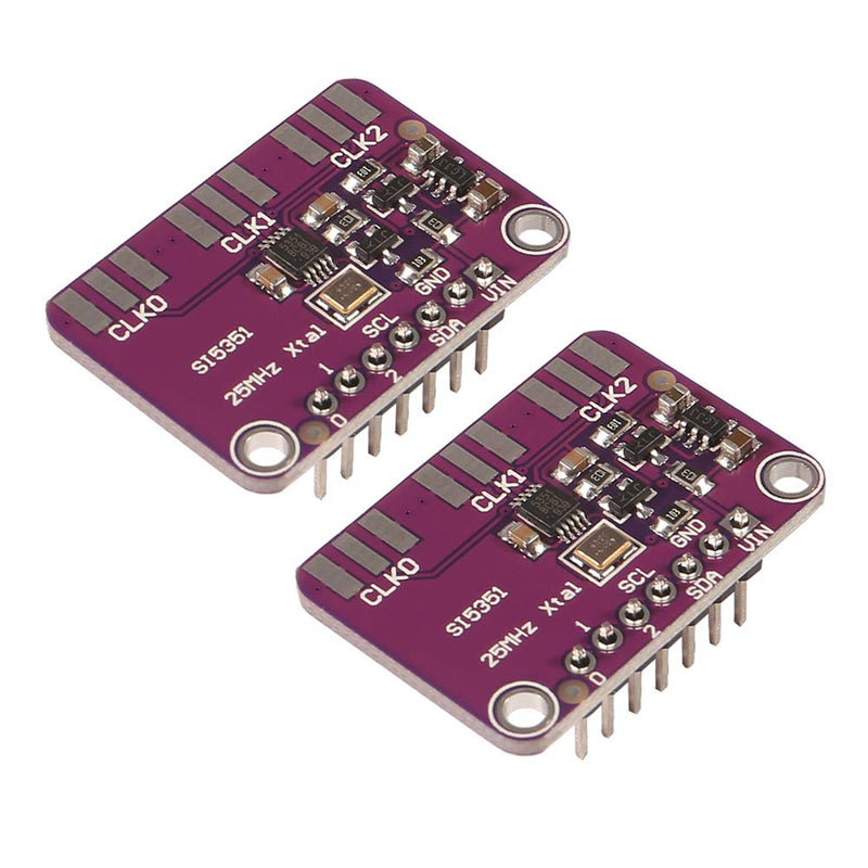 [Australia - AusPower] - ACEIRMC 2pcs Si5351 Si5351A I2C IIC High Frequency Signal Generator Square Wave Frequency Generator 3.3-5V 8KHz -160MHz for Arduino 