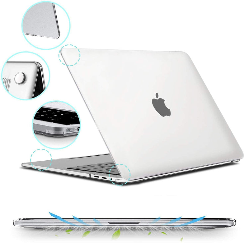 [Australia - AusPower] - B BELK Compatible with MacBook Pro 16 Inch Case 2020 2019 Release A2141, Clear Plastic Laptop Hard Shell Case with Keyboard Cover & Screen Protector, MacBook Pro 16 Case with Touch Bar & Touch ID 
